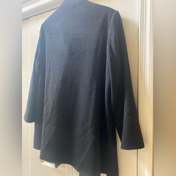 Fleurette Coat 100% Wool Stand collar 5 button Sz18 Like New worn once or twice - Picture 7 of 15